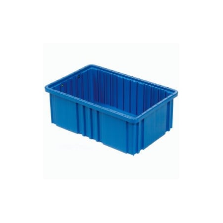 Quantum Storage Systems GEC 153; Plastic Dividable Grid Container DG91035, 10-7/8L x 8-1/4W x 3-1/2H, Blue, PK20 DG91035BL